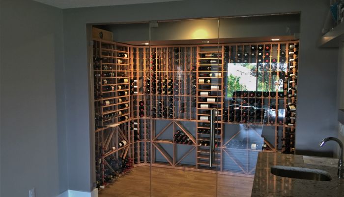 Wine Cellar Interior Construction 